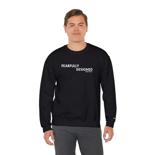 Fearfully Designed Embroidered Sweatshirt - Black