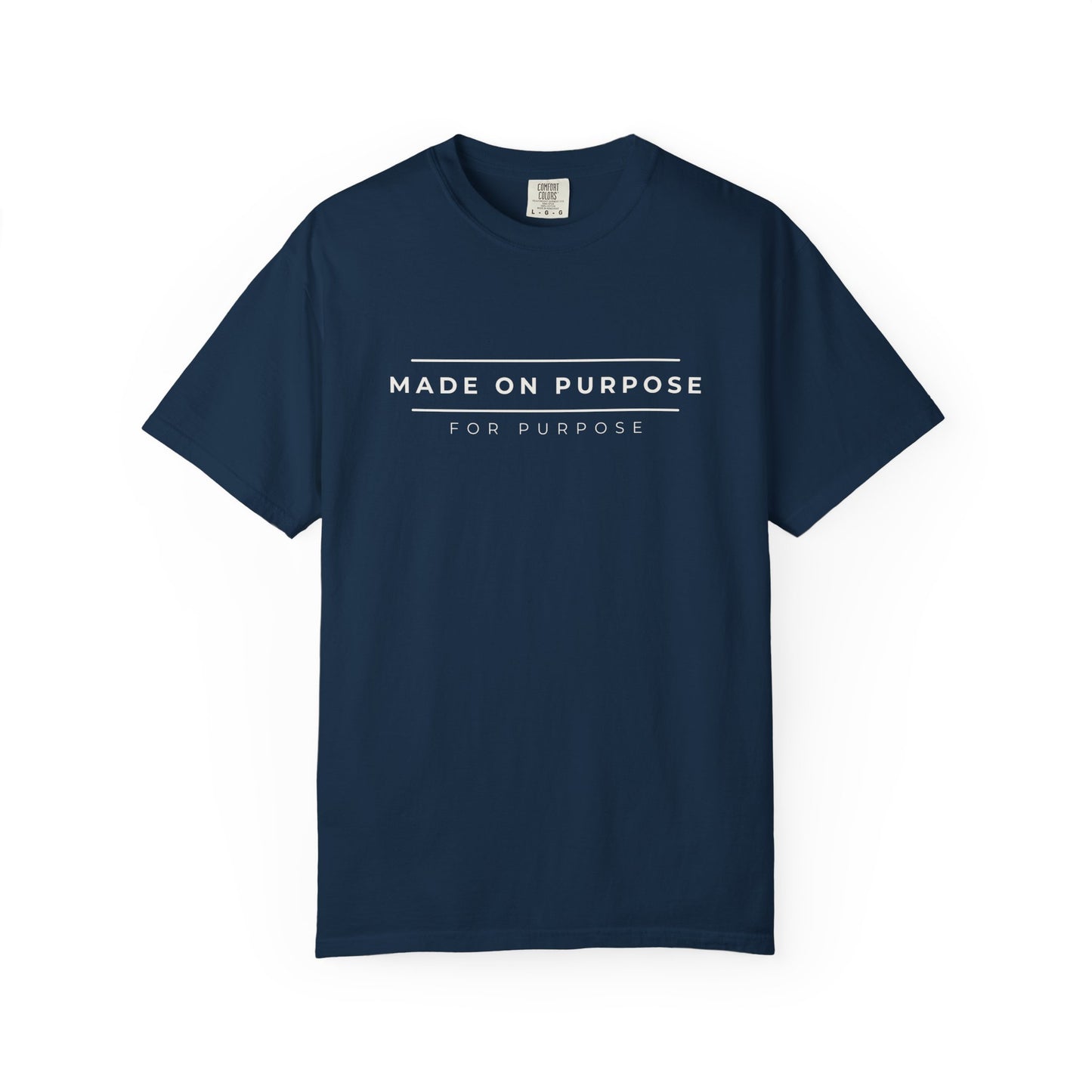Made on Purpose Tee - Navy
