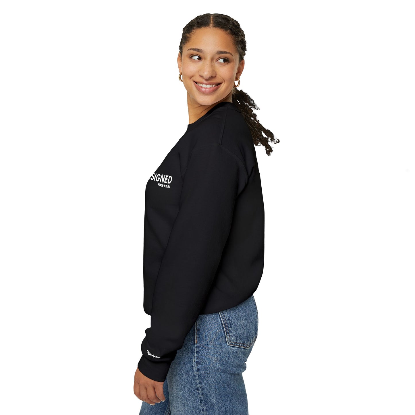 Fearfully Designed Embroidered Sweatshirt - Black