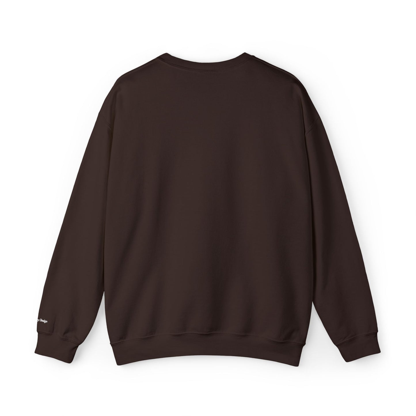 Fearfully Designed Embroidered Sweatshirt - Dark Chocolate