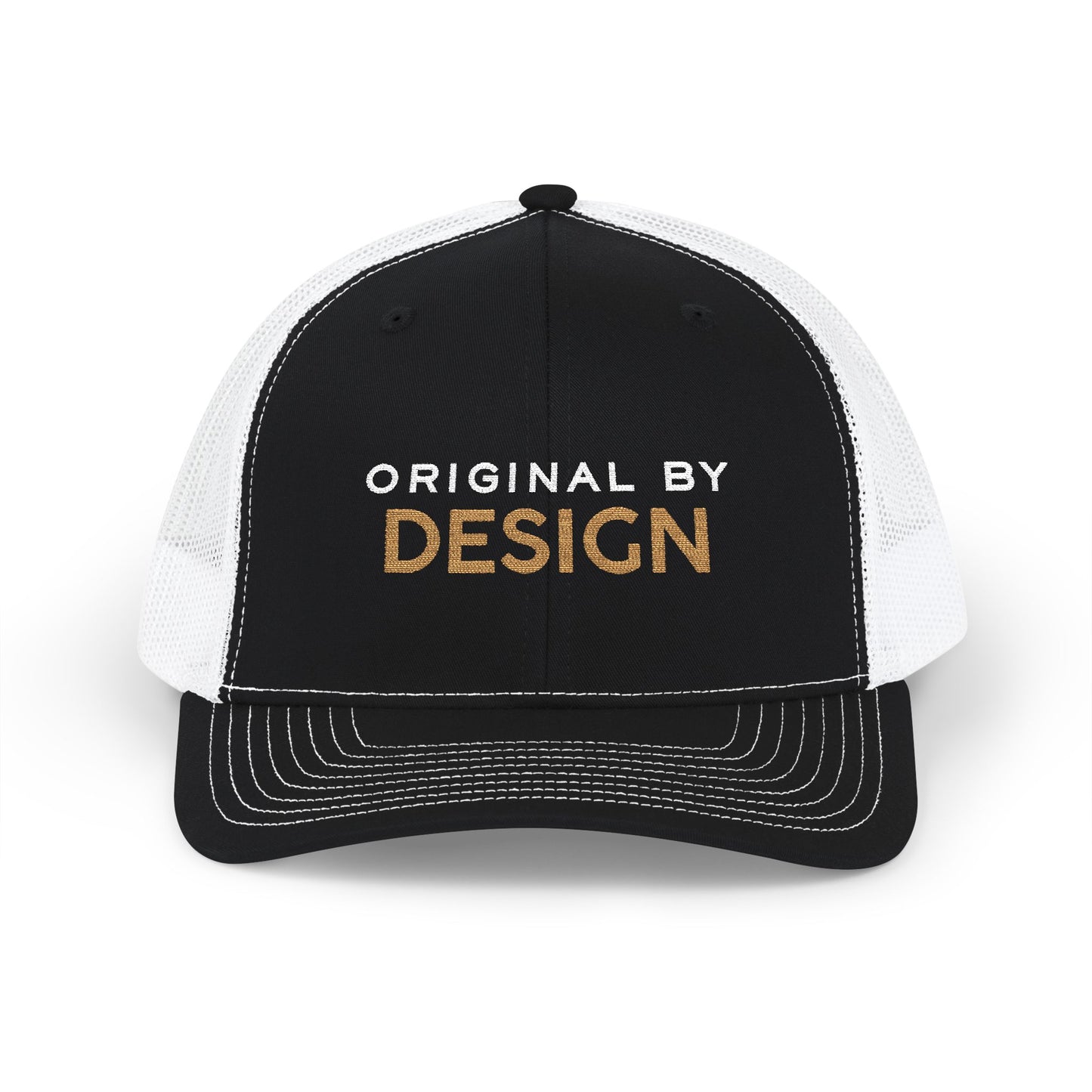 "Original by Design" Embroidered Snapback Trucker Cap