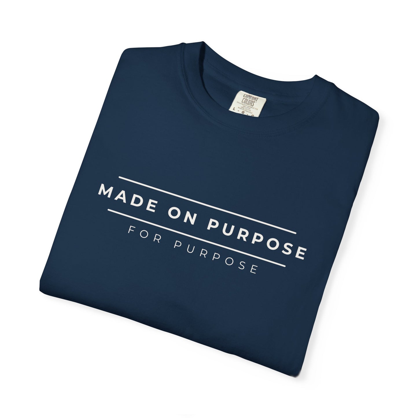 Made on Purpose Tee - Navy