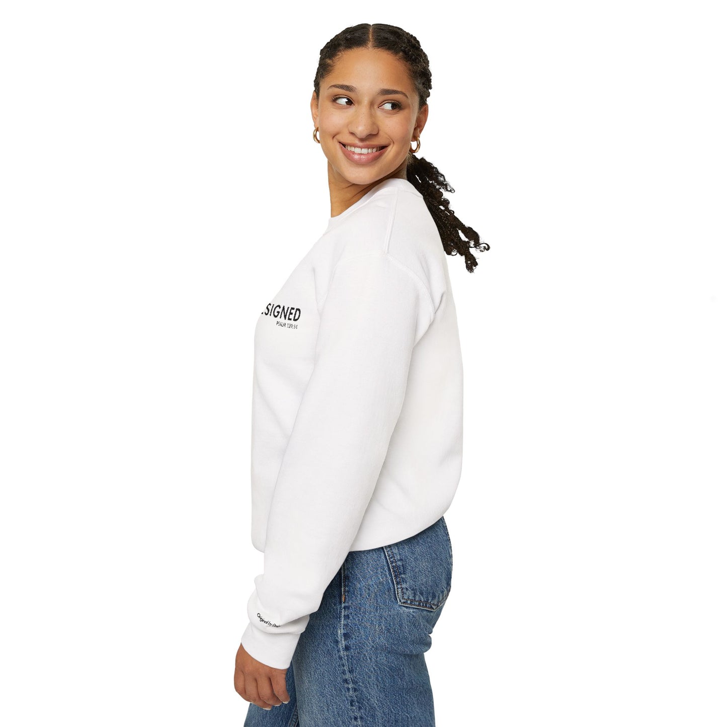 Fearfully Designed Embroidered Sweatshirt - White