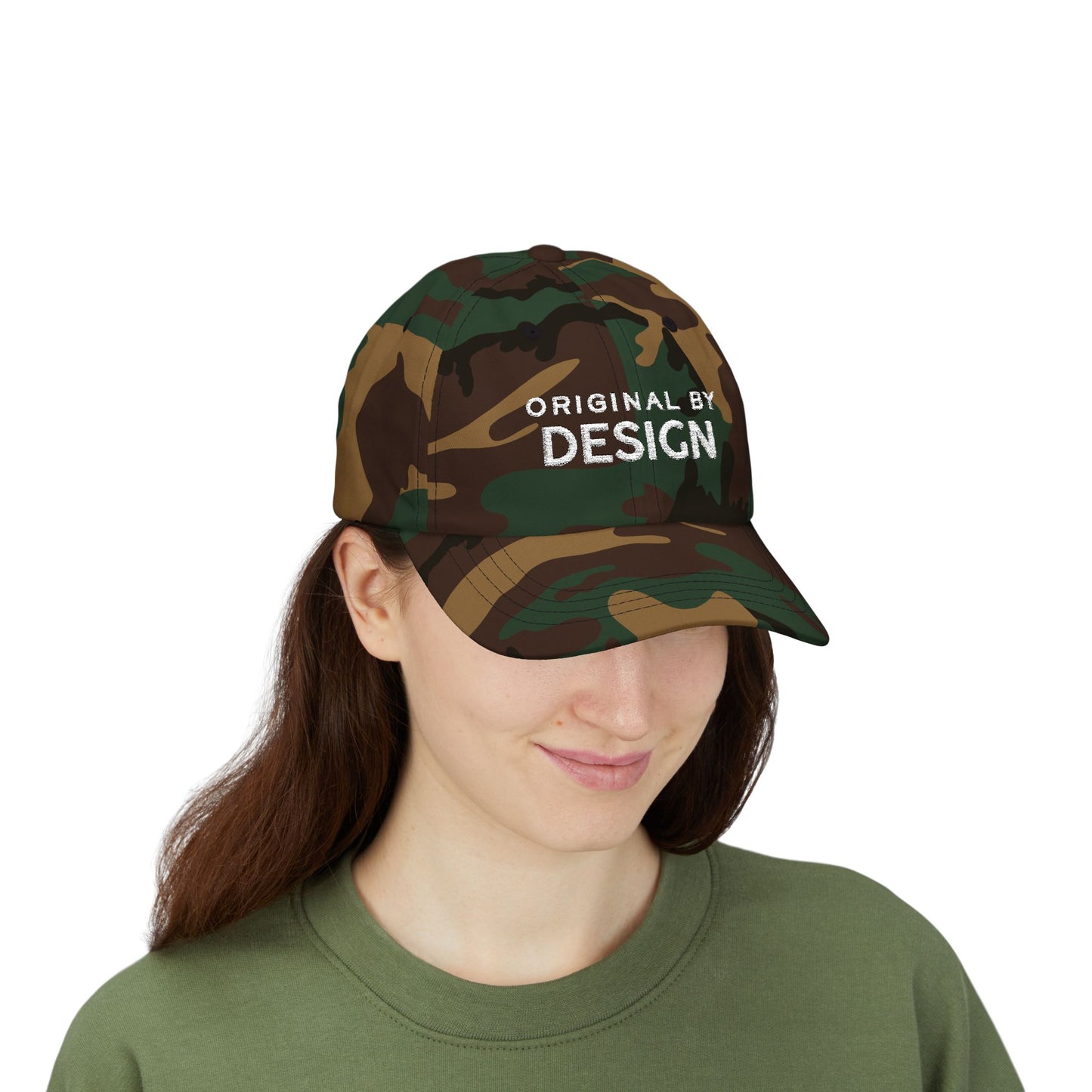 Camo Embroidered 'Original by Design' Baseball Hat