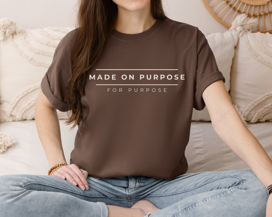 Made on Purpose Tee - Espresso