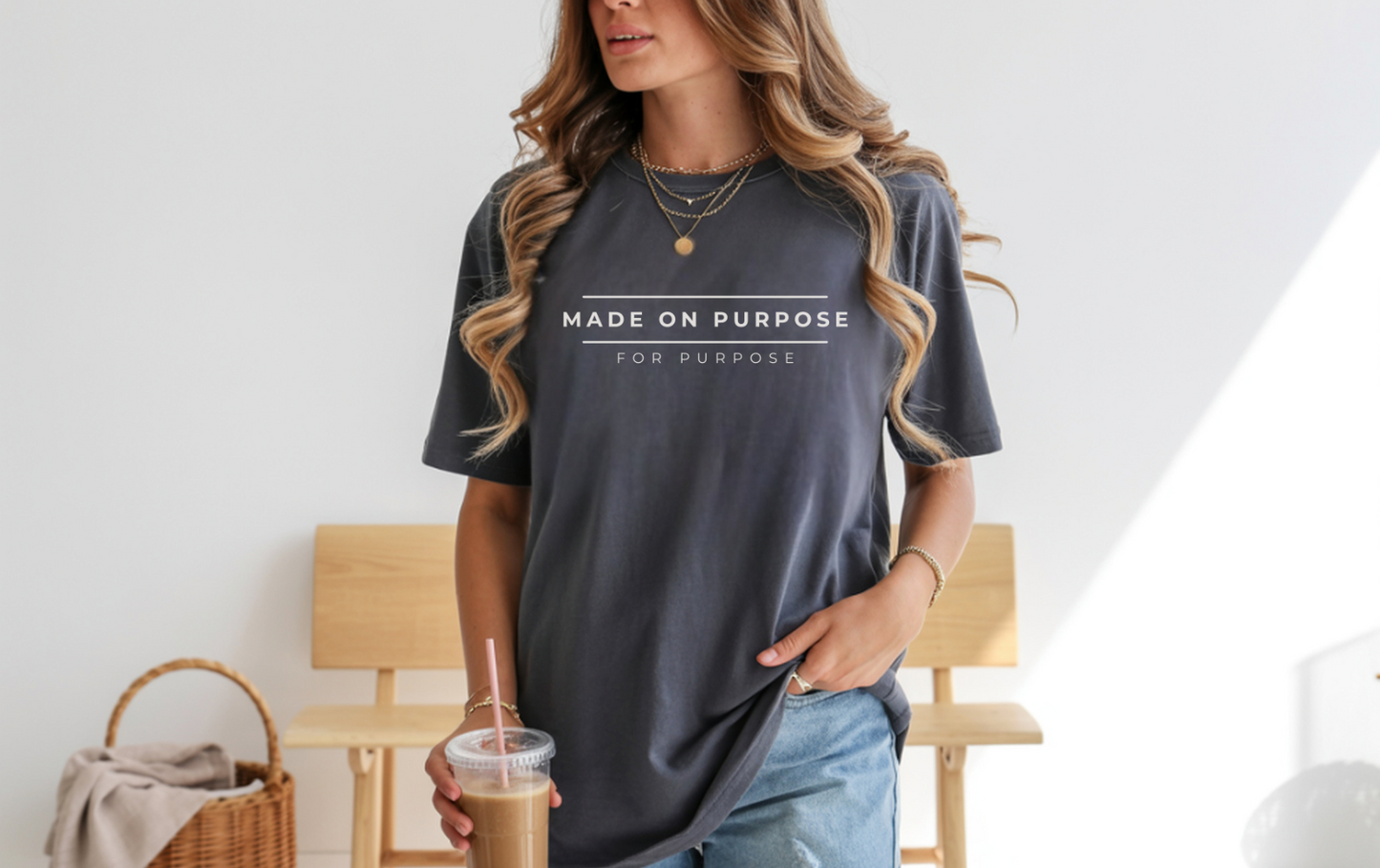 Made on Purpose Tee - Graphite