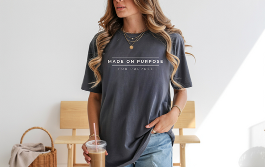 Made on Purpose Tee - Graphite