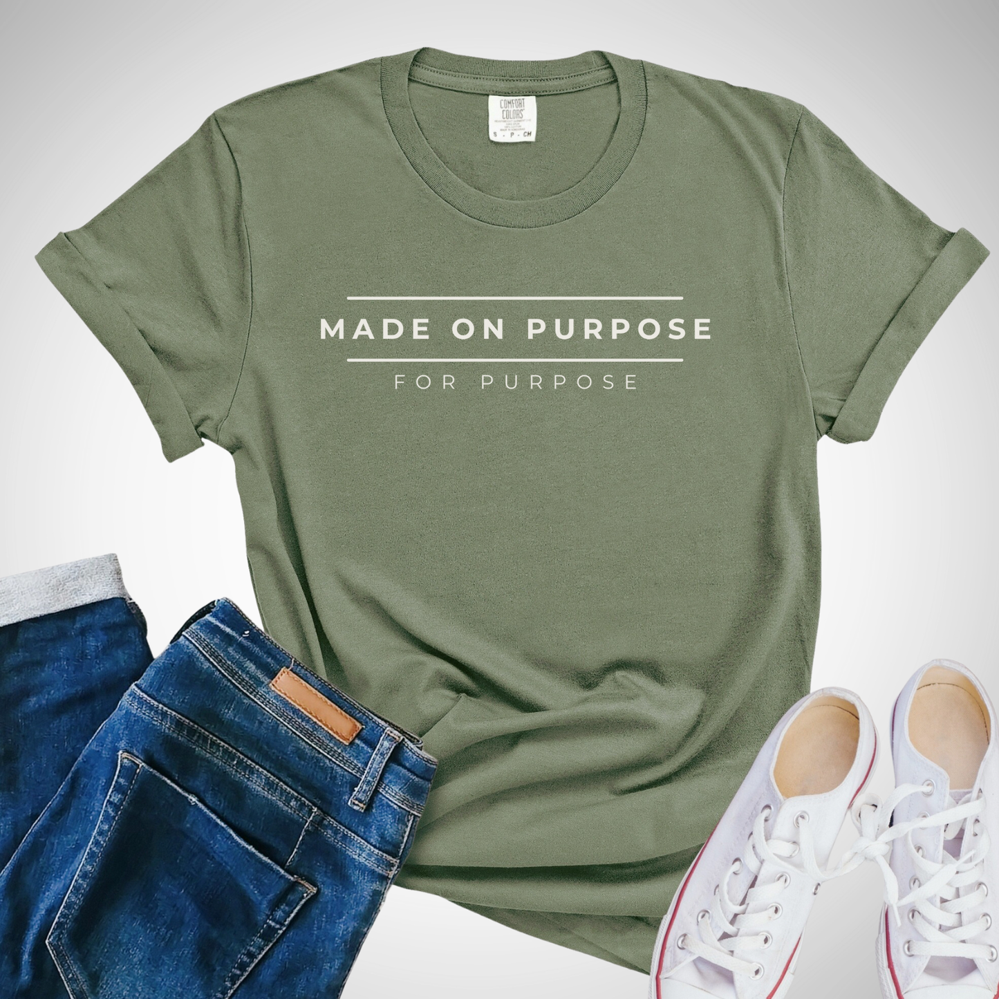 Made on Purpose Tee - Sage